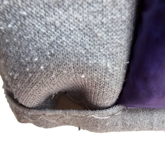 Gerry Down Kids' Quilted Puffer Jacket With Hood Purple & Gray Size Medium - Picture 8 of 12